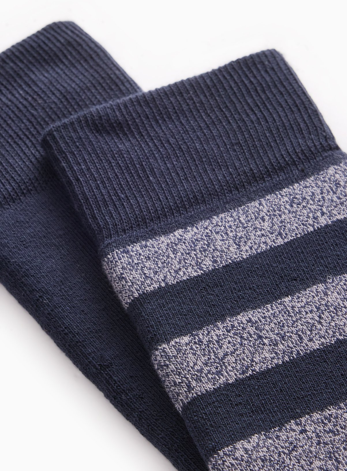 Blue & Grey Terry Welly Ankle Socks 2-Pack 9-12 - Image 2 thumbnail